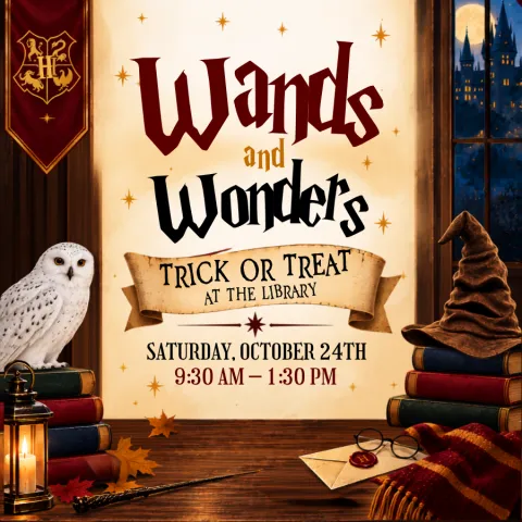 Wands and Wonders Trick or Treat at the Library